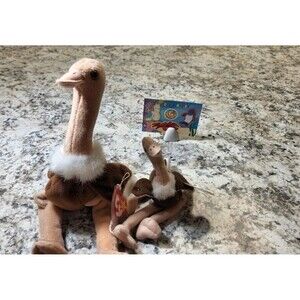 RARE ty beanie baby Stretch 1997 with tag ERRORS Bonus McDonalds Teenie Beanie
